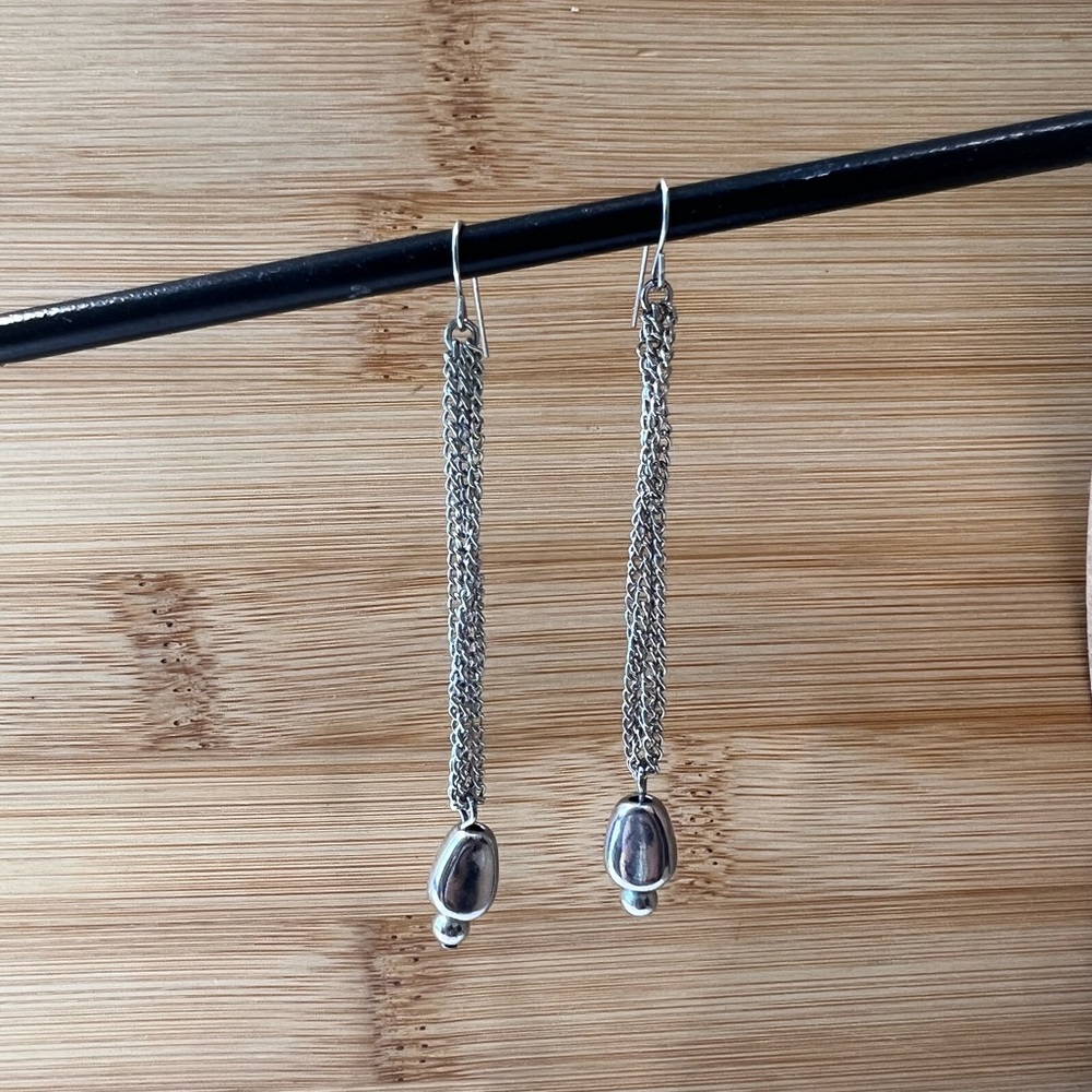 Elegant Silver Dangle Earrings